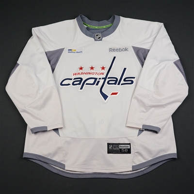 Brett Connolly - Washington Capitals - 2016-17 Practice-Worn Jersey