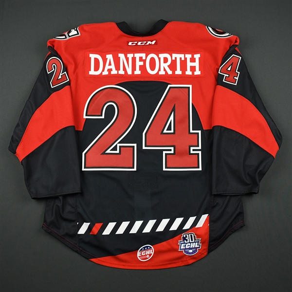 Justin Danforth - Cincinnati Cyclones - 2018 Fantasy Team Skater - Game-Issued Jersey