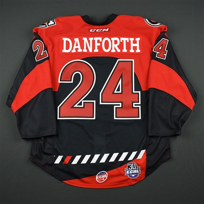 Justin Danforth - Cincinnati Cyclones - 2018 Fantasy Team Skater - Game-Issued Jersey