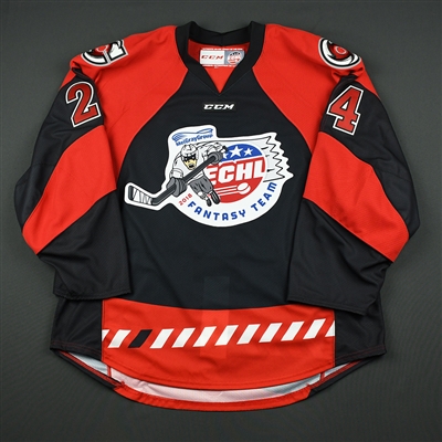 Justin Danforth - Cincinnati Cyclones - 2018 Fantasy Team Skater - Game-Issued Jersey