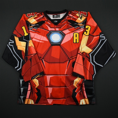 Josh Elmes - Rapid City Rush - 2017-18 MARVEL Super Hero Night - Game-Worn Autographed Jersey w/A