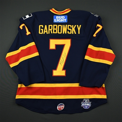 Matt Garbowsky - Colorado Eagles - 2018 Fantasy Team Skater - Game-Worn Autographed Jersey w/C - Worn Mar. 7, 2018