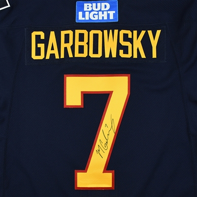 Matt Garbowsky - Colorado Eagles - 2018 Fantasy Team Skater - Game-Worn Autographed Jersey w/C - Worn Mar. 7, 2018