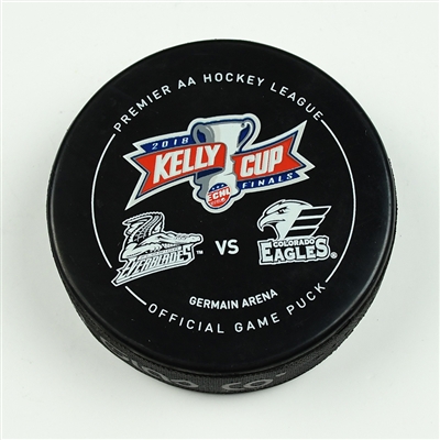 Matt Garbowsky - Colorado Eagles - 2018 Kelly Cup Finals - Goal Puck - Game 3 - Goal #2