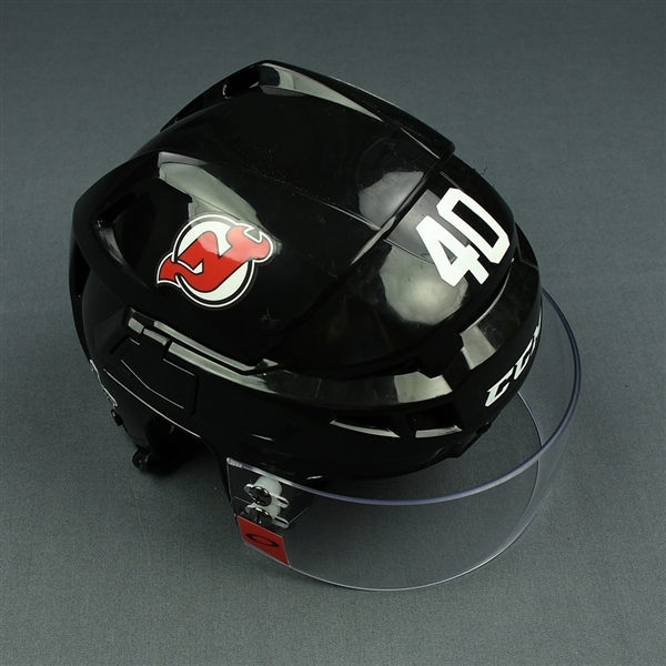 Michael Grabner - New Jersey Devils - Game-Worn Helmet - 2017-18 NHL Regular Season