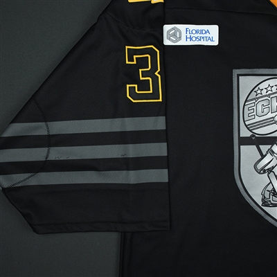 Cal Heeter - Orlando Solar Bears - 2018 Golden Goalie - Game-Worn Autographed Jersey - Worn Feb. 25, 2018