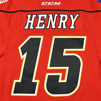 James Henry - Adirondack Thunder - 2018 Fantasy Team Skater - Game-Worn Autographed Jersey - Worn Feb. 25, 2018