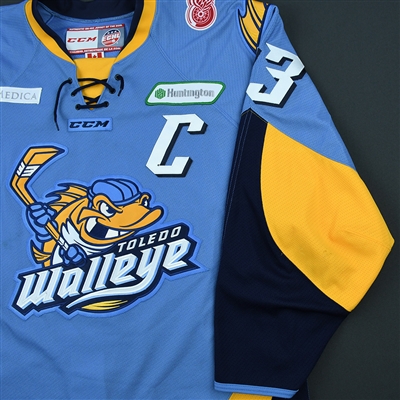 Toledo Walleye - Select game-worn jerseys from last season