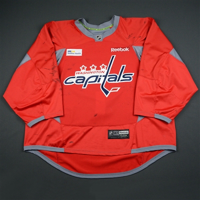 Braden Holtby - Washington Capitals - 2016-17 Practice-Worn Jersey