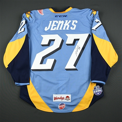 A.J. Jenks - Toledo Walleye - 2018 Fantasy Team Skater - Warmup-Worn Autographed Jersey w/A - Worn Mar. 2, 2018