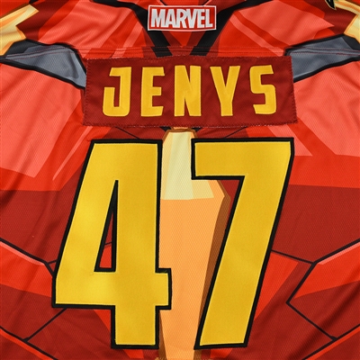 Pavel Jenys - Rapid City Rush - 2017-18 MARVEL Super Hero Night - Game-Issued Jersey 