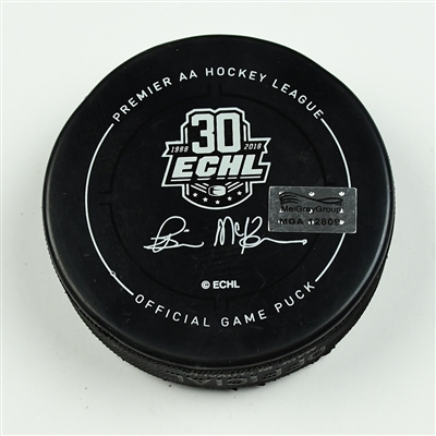 Michael Joly - Colorado Eagles - 2018 Kelly Cup Finals - Goal Puck - Game 6 - Goal #5