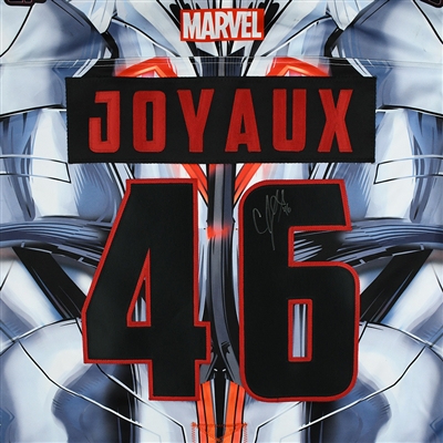 Chris Joyaux - Tulsa Oilers - 2017-18 MARVEL Ultron Super Hero Night - Game-Worn Autographed 1st Period Only Jersey