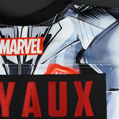 Chris Joyaux - Tulsa Oilers - 2017-18 MARVEL Ultron Super Hero Night - Game-Worn Autographed 1st Period Only Jersey