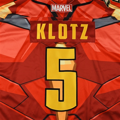 Garrett Klotz - Rapid City Rush - 2017-18 MARVEL Super Hero Night - Game-Issued Autographed Jersey 