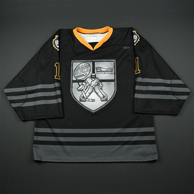 Branden Komm - Reading Royals - 2018 Golden Goalie - Game-Worn Autographed Jersey - Worn Mar. 14, 2018