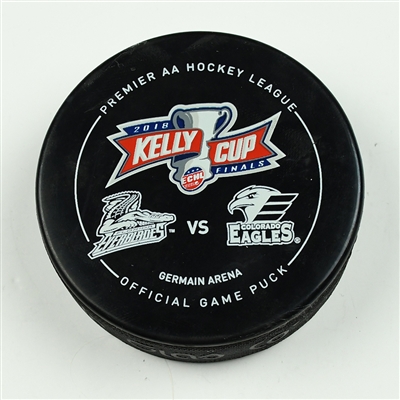 Steven Lorentz - Florida Everblades - 2018 Kelly Cup Finals - Goal Puck - Game 4 - Goal #8