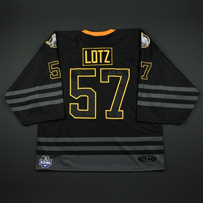 Austin Lotz - Jacksonville Icemen - 2018 Golden Goalie - Game-Worn Autographed Jersey - Worn Mar. 2, 2018