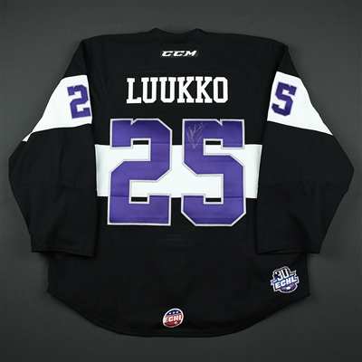 Nick Luukko - Reading Royals - 2018 Fantasy Team Skater - Game-Worn Autographed Jersey w/A - Worn Mar. 14, 2018