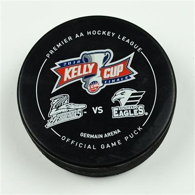 Stephen MacAulay - Florida Everblades - 2018 Kelly Cup Finals - Goal Puck - Game 4 - Goal #2
