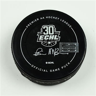 Stephen MacAulay - Florida Everblades - 2018 Kelly Cup Finals - Goal Puck - Game 5 - Goal #1 - Game-Winning Goal
