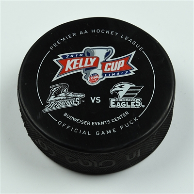 Matt Mackenzie - Florida Everblades - 2018 Kelly Cup Finals - Goal Puck - Game 2 - Goal #3