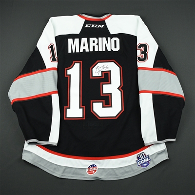 Brandon Marino - Brampton Beast - 2018 Fantasy Team Skater - Game-Worn Autographed Jersey w/C - Worn Mar. 2, 2018