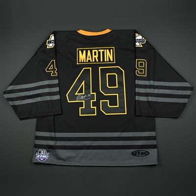 Joel Martin - Kalamazoo Wings - 2018 Golden Goalie - Game-Worn Autographed Jersey - Worn Mar. 4, 2018