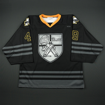 Joel Martin - Kalamazoo Wings - 2018 Golden Goalie - Game-Worn Autographed Jersey - Worn Mar. 4, 2018