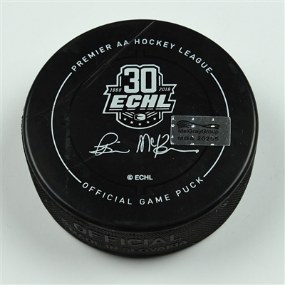 Jake Marto - Colorado Eagles - 2018 Kelly Cup Finals - Goal Puck - Game 2 - Goal #5
