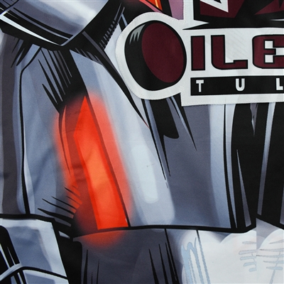 Jordan Neamonitis - Tulsa Oilers - 2017-18 MARVEL Ultron Super Hero Night - Game-Worn Autographed 1st Period Only Jersey