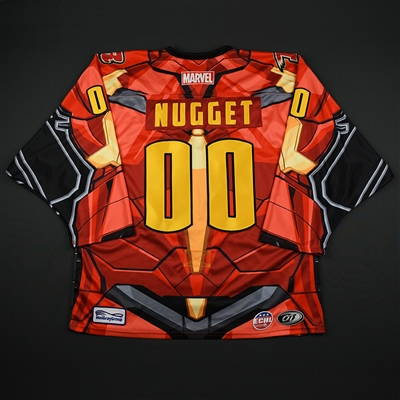 Nugget - Rapid City Rush - 2017-18 MARVEL Super Hero Night - Mascot-Worn Jersey 