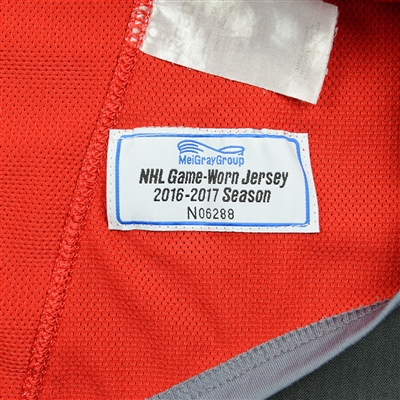 T.J. Oshie - Washington Capitals - 2016-17 Practice-Worn Jersey