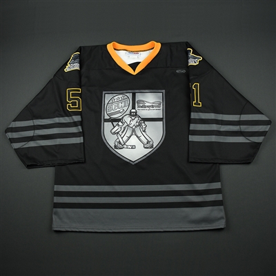 Martin Ouellette - Florida Everblades - 2018 Golden Goalie - Game-Worn Autographed Jersey - Worn Mar. 3, 2018