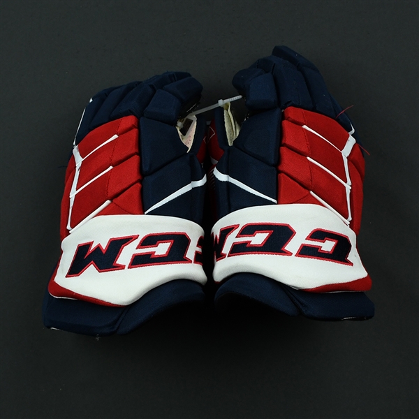  Alex Ovechkin - Washington Capitals - 2017-18 Game-Worn Gloves