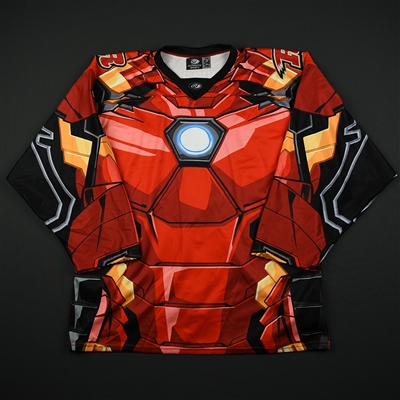 Andrew Radjenovic - Rapid City Rush - 2017-18 MARVEL Super Hero Night - Game-Worn Autographed Jersey 