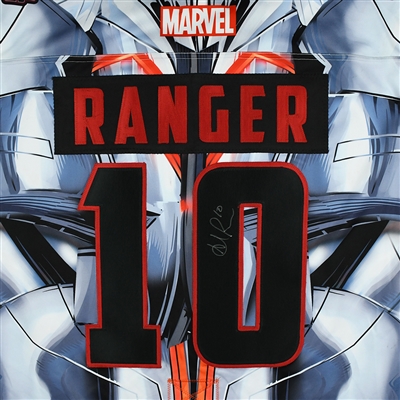 Alexandre Ranger - Tulsa Oilers - 2017-18 MARVEL Ultron Super Hero Night - Game-Worn Autographed 1st Period Only Jersey