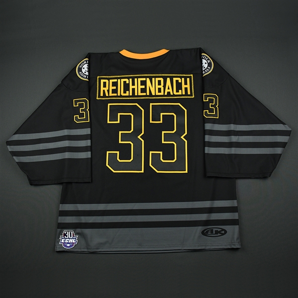 Ty Reichenbach - Norfolk Admirals - 2018 Golden Goalie - Game-Worn Autographed Jersey - Worn Mar. 2, 2018