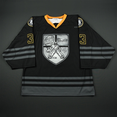 Ty Reichenbach - Norfolk Admirals - 2018 Golden Goalie - Game-Worn Autographed Jersey - Worn Mar. 2, 2018