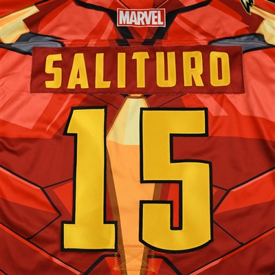 Dante Salituro - Rapid City Rush - 2017-18 MARVEL Super Hero Night - Game-Issued Jersey 