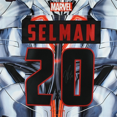 Justin Selman - Tulsa Oilers - 2017-18 MARVEL Ultron Super Hero Night - Game-Issued Autographed Jersey
