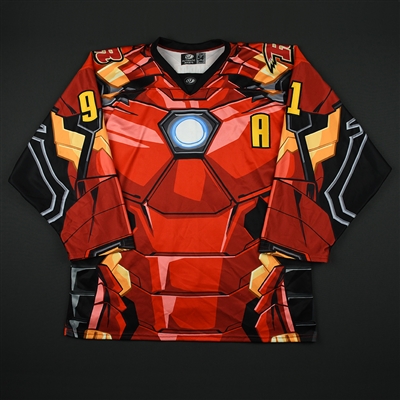 Peter Sivak - Rapid City Rush - 2017-18 MARVEL Super Hero Night - Game-Worn Autographed Jersey w/A