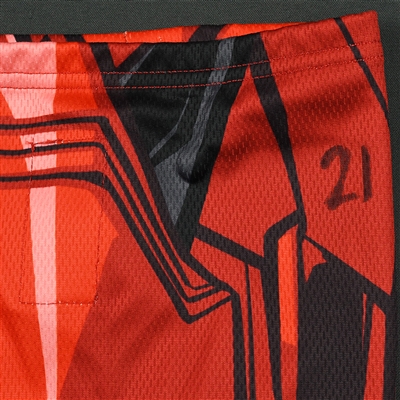 Stephen Hrehoriak - Rapid City Rush - 2017-18 MARVEL Super Hero Night - Game-Worn Socks