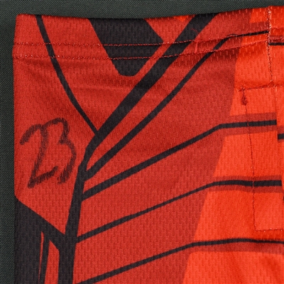 Daniel Leavens - Rapid City Rush - 2017-18 MARVEL Super Hero Night - Game-Worn Socks