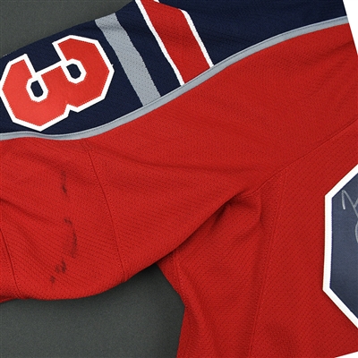 Justin Taylor - Kalamazoo Wings - 2018 Fantasy Team Skater - Game-Worn Autographed Jersey w/A - Worn Mar. 4, 2018