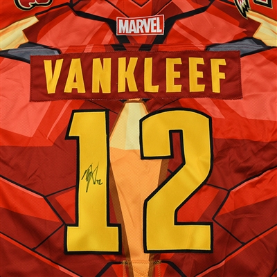 Tyler Vankleef - Rapid City Rush - 2017-18 MARVEL Super Hero Night - Game-Worn Autographed Jersey 