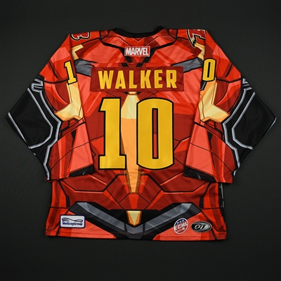 Jack Walker - Rapid City Rush - 2017-18 MARVEL Super Hero Night - Game-Issued Jersey 