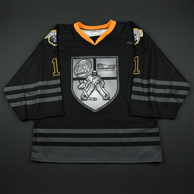 Charles Williams - Manchester Monarchs - 2018 Golden Goalie - Game-Worn Autographed Jersey - Worn Feb. 28, 2018