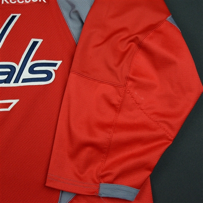 Justin Williams - Washington Capitals - 2016-17 Practice-Worn Jersey