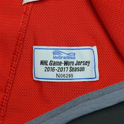 Justin Williams - Washington Capitals - 2016-17 Practice-Worn Jersey